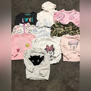 Toddler Girl 3T Sweatshirt Bundle